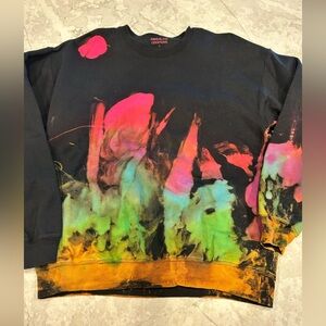 MandAlynn Creations Black Tie Dye Sweatshirt